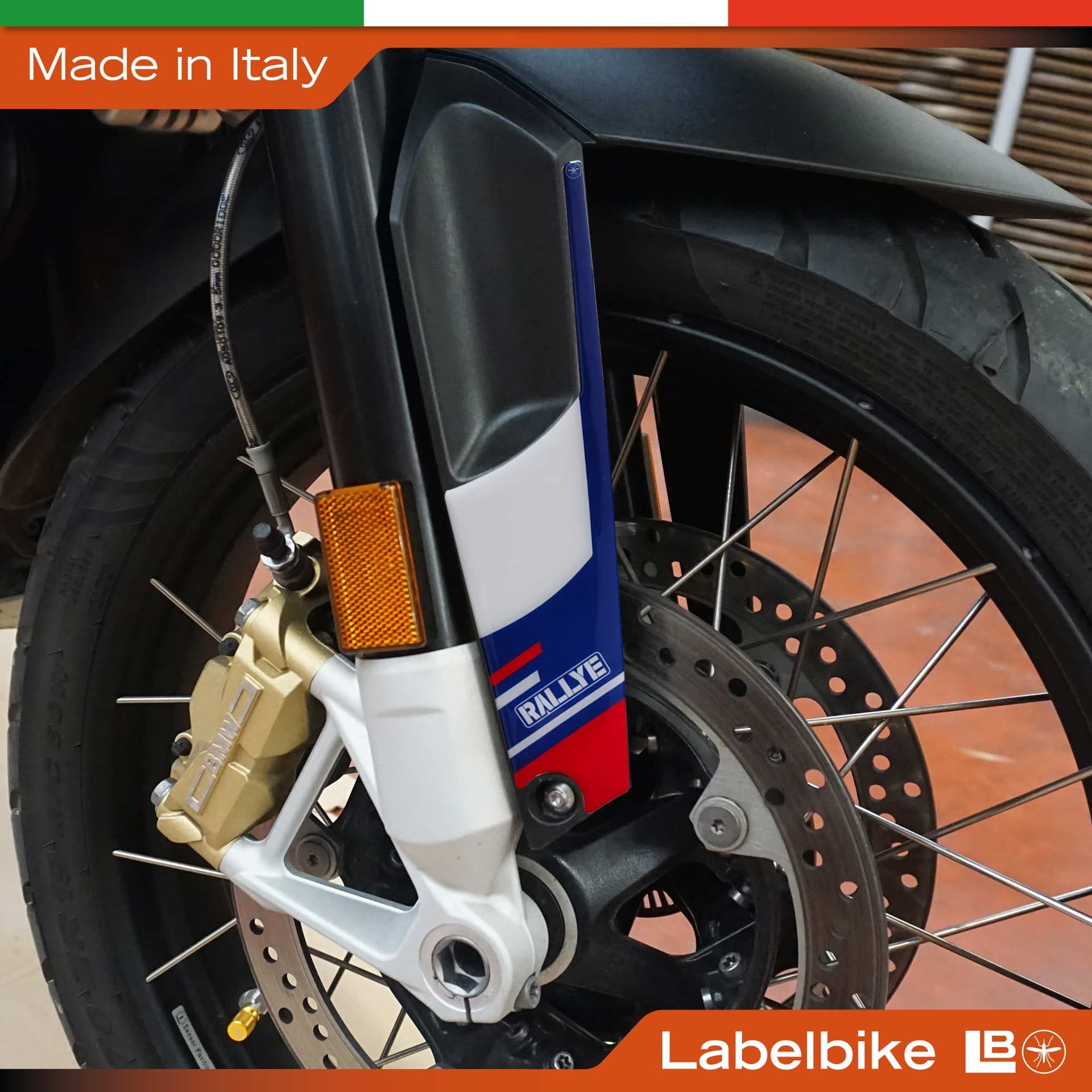 Adesivi 3D Parasteli moto compatibile con Bmw R1250GS Rallye 2022-2023 - 3