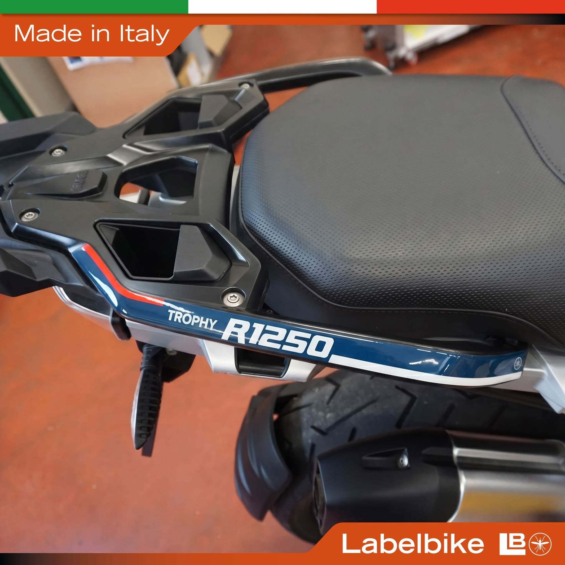 Adesivi 3D Maniglie moto compatibile con Bmw R 1250 GS Trophy 2023-2024 - 3