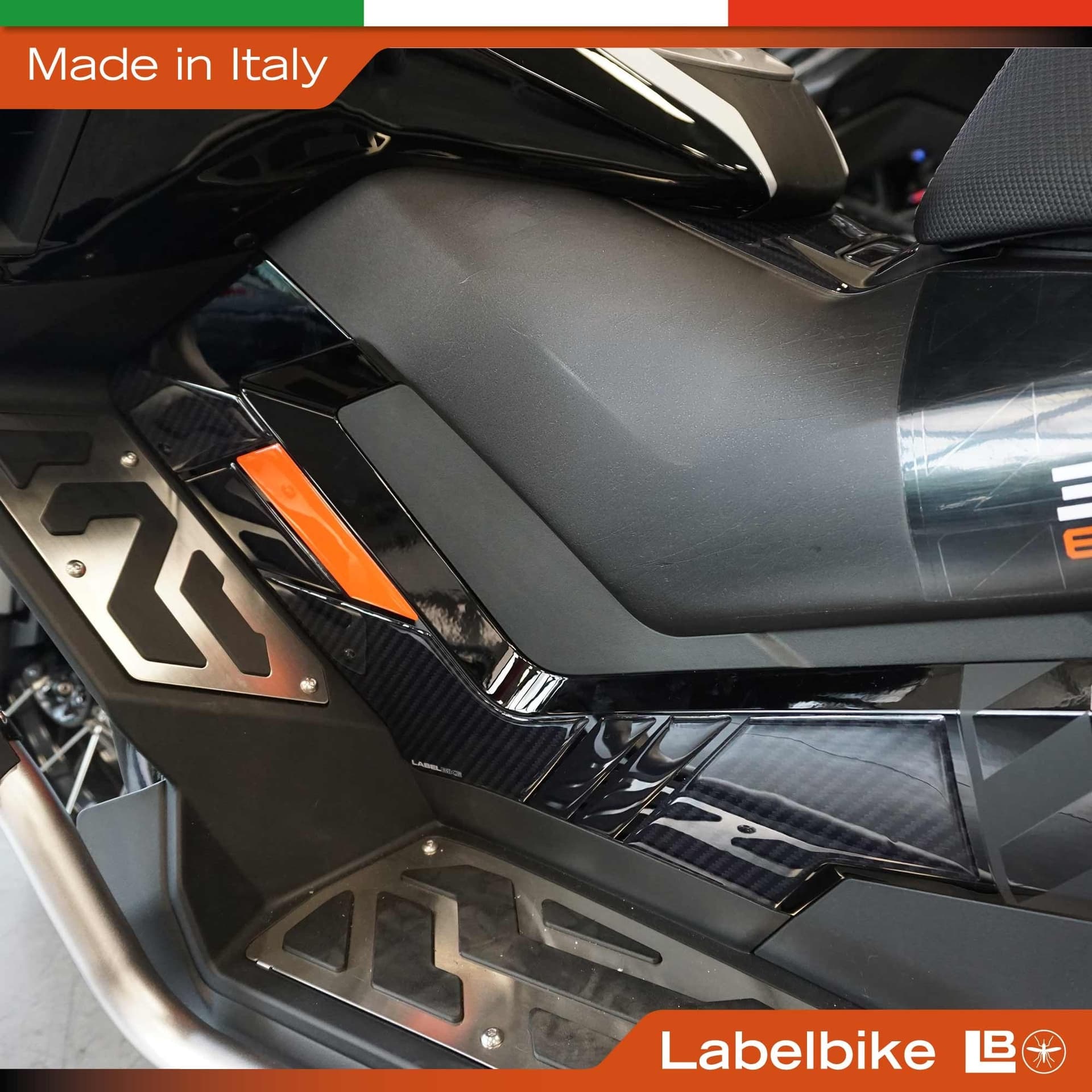 Adesivi 3D protezione Boomerang Scooter compatibile con Zontes 368G 2026 - 3