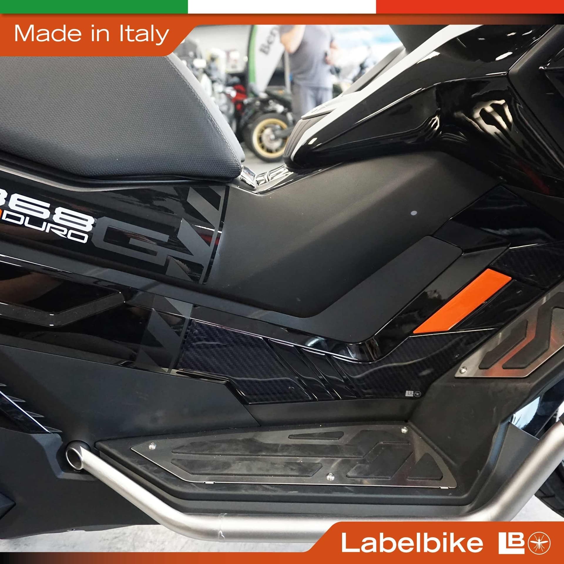 Adesivi 3D protezione Boomerang Scooter compatibile con Zontes 368G 2026 - 4