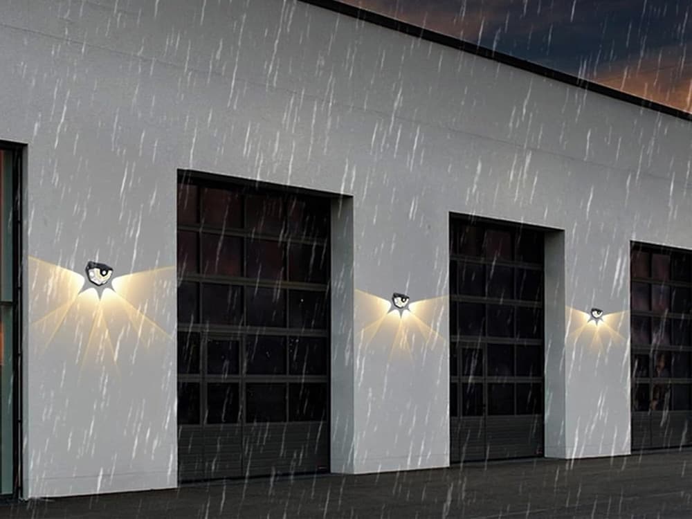 LAMPADA LUCE SOLARE CON SENSORE MOVIMENTO CREPUSCOLARE SH-X58 IMPERMEABILE DA ESTERNO - 2