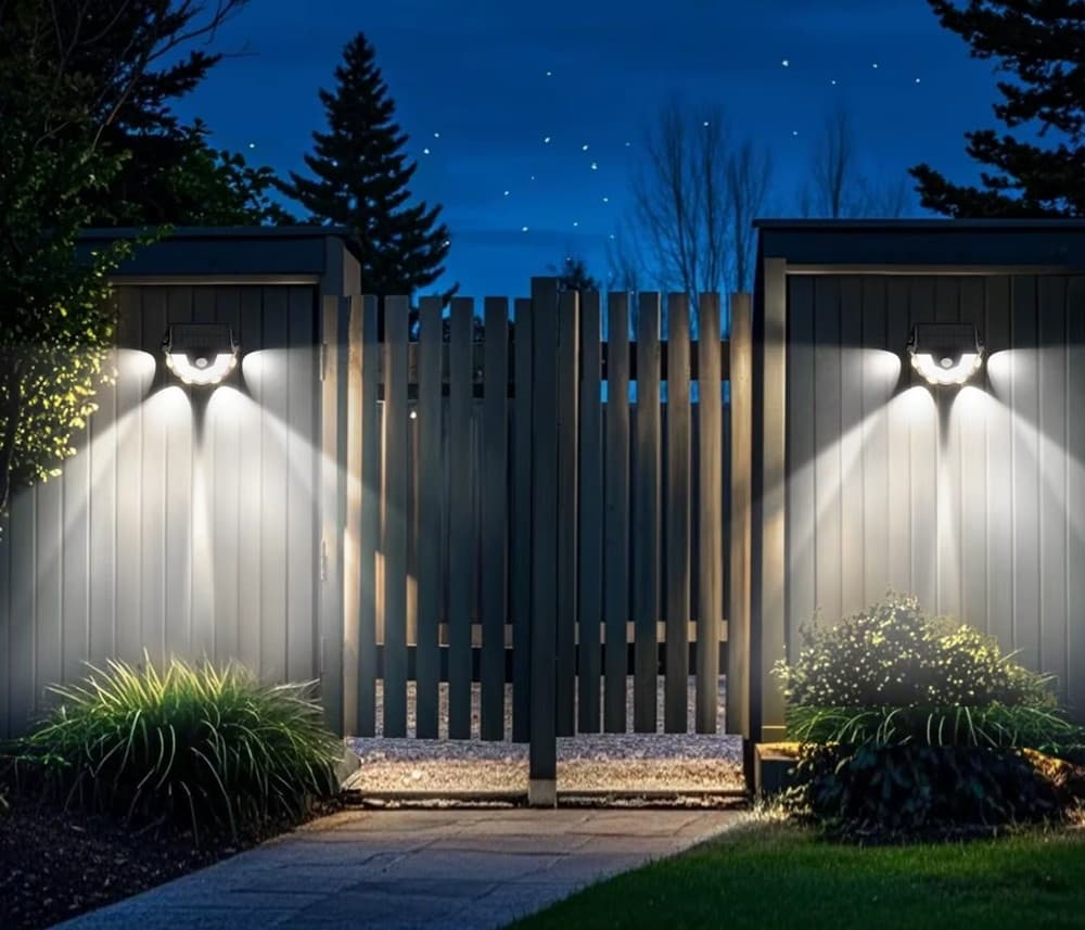 LAMPADA LUCE SOLARE CON SENSORE MOVIMENTO CREPUSCOLARE SH-X58 IMPERMEABILE DA ESTERNO - 3
