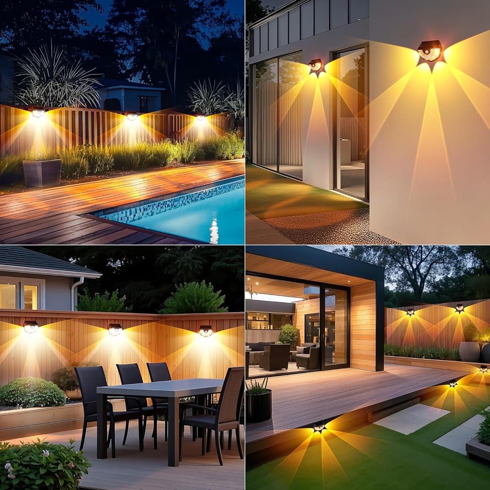 LAMPADA LUCE SOLARE CON SENSORE MOVIMENTO CREPUSCOLARE SH-X58 IMPERMEABILE DA ESTERNO - 5