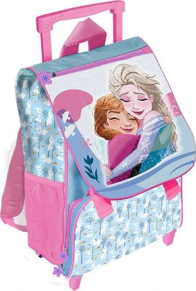 ZAINO TROLLEY ESTENSIBILE 40 CM FROZEN MANICO TELESCOPICO PER SCUOLA ELEMENTARE 672613A