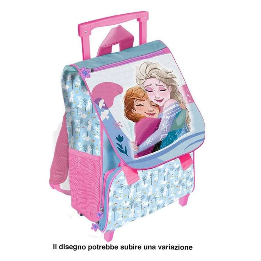 ZAINO TROLLEY ESTENSIBILE 40 CM FROZEN MANICO TELESCOPICO PER SCUOLA ELEMENTARE 672613A - 2