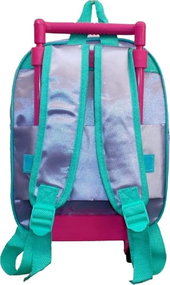 ZAINO ASILO TROLLEY ELSA FROZEN PER BAMBINE ZAINETTO VIAGGI SCUOLA VACANZE 1000ET281404 - 2