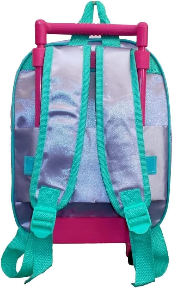 ZAINO ASILO TROLLEY ELSA FROZEN PER BAMBINE ZAINETTO VIAGGI SCUOLA VACANZE 1000ET281404 - 2