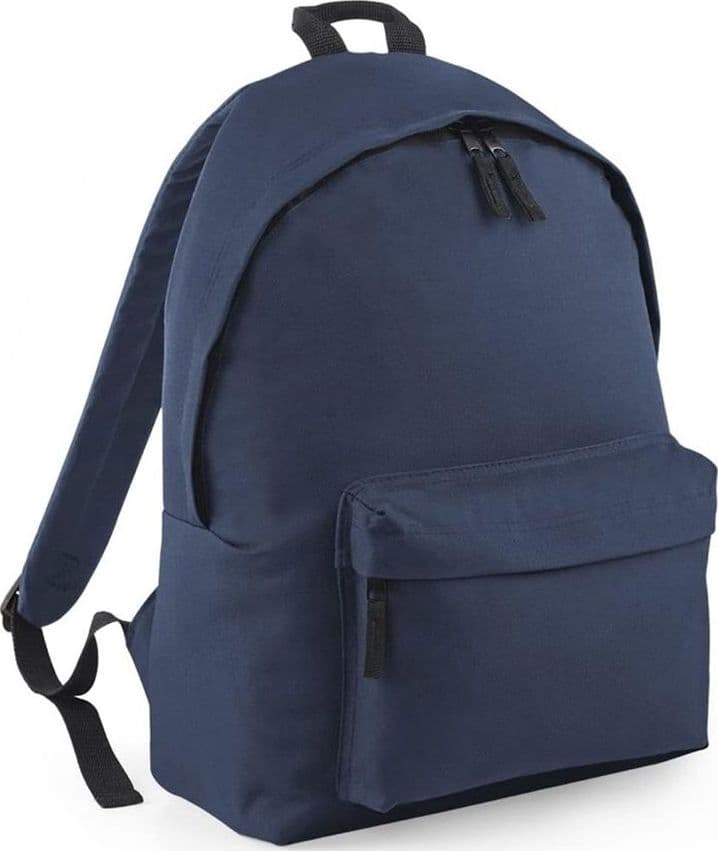 ZAINO UNISEX TINTA UNITA ZAINETTO SPORTIVO CON TASCA FRONTALE ZIP PER SCUOLA TEMPO LIBERO - 14