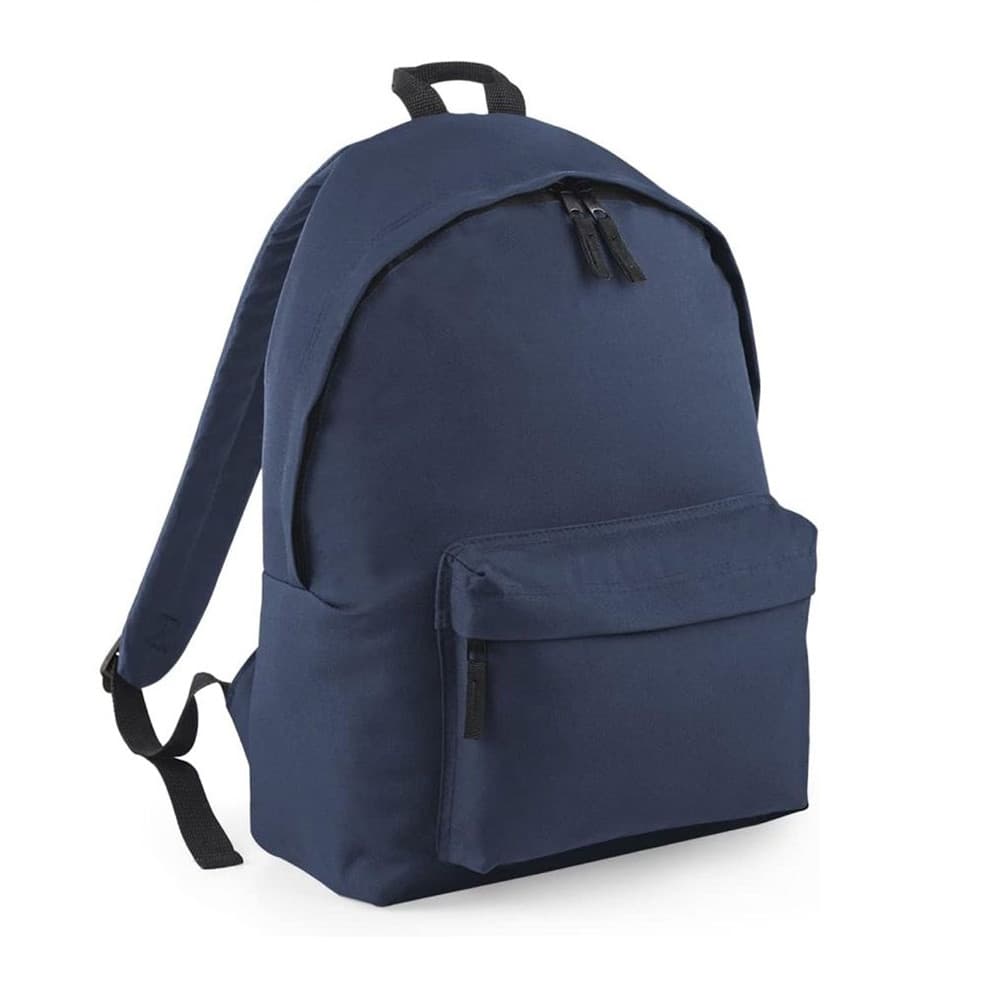 ZAINO UNISEX TINTA UNITA ZAINETTO SPORTIVO CON TASCA FRONTALE ZIP PER SCUOLA TEMPO LIBERO - 14