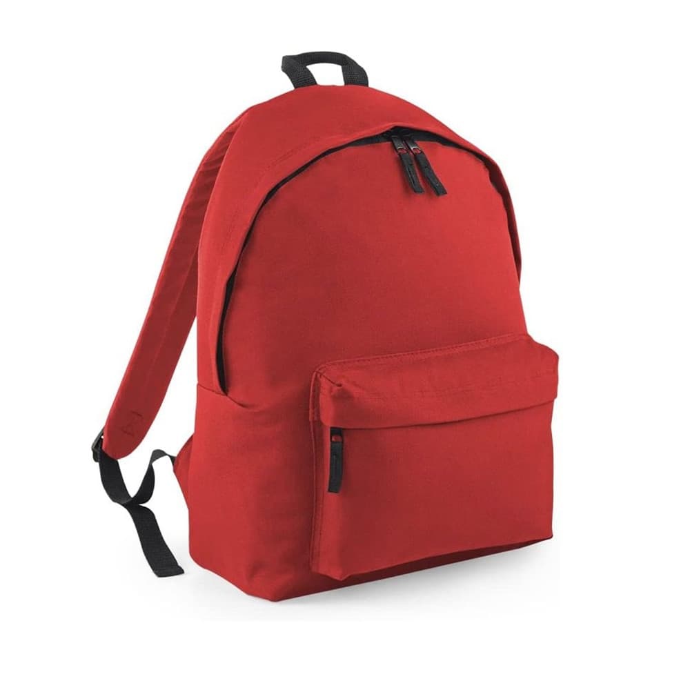 ZAINO UNISEX TINTA UNITA ZAINETTO SPORTIVO CON TASCA FRONTALE ZIP PER SCUOLA TEMPO LIBERO - 19