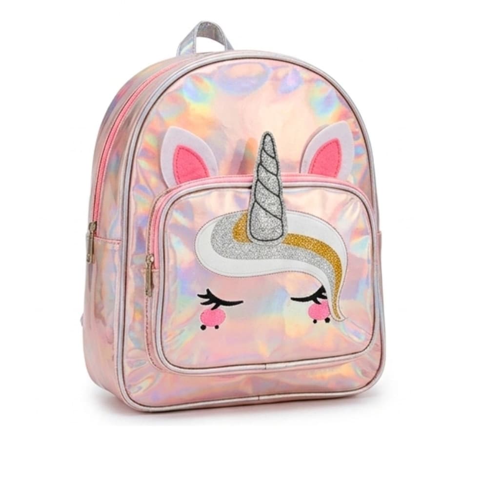 ZAINO OLOGRAFICO DESIGN UNICORNO ZAINETTO BORSA SCOLASTICA PER RAGAZZE VIAGGIO 615499 - 4