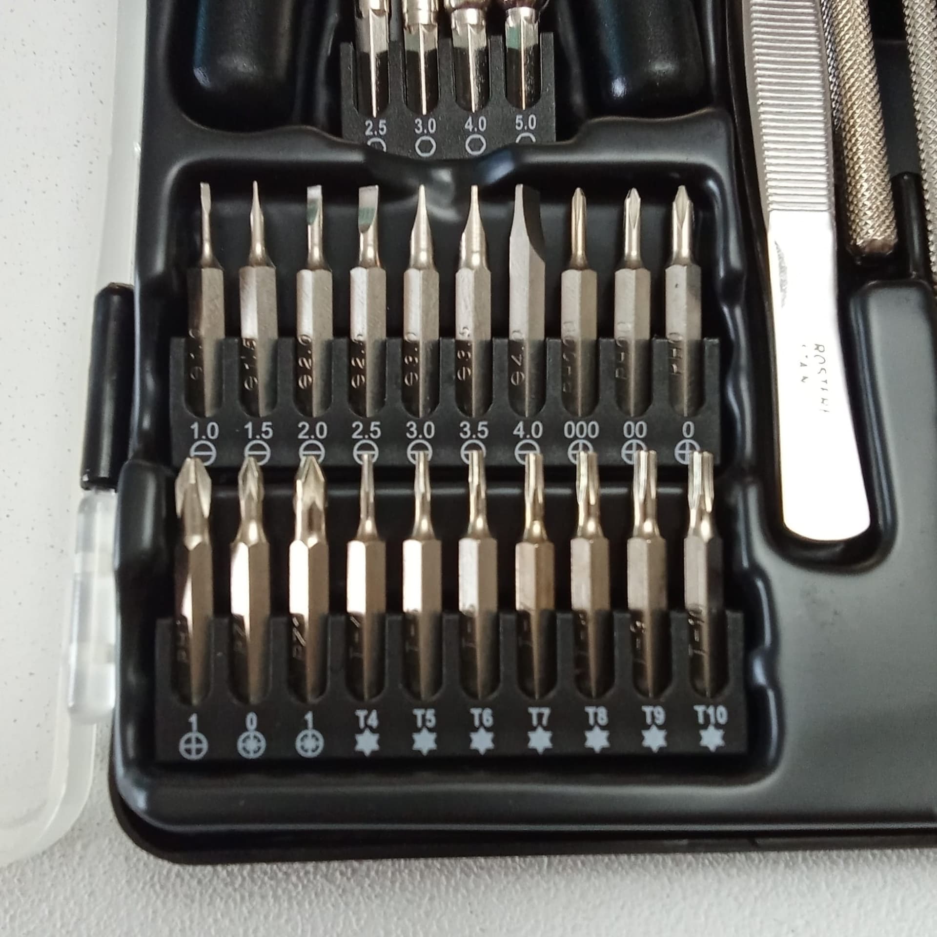Benman Set Utensili Precisione 32 Pezzi in Acciaio CR-V con Custodia - 5