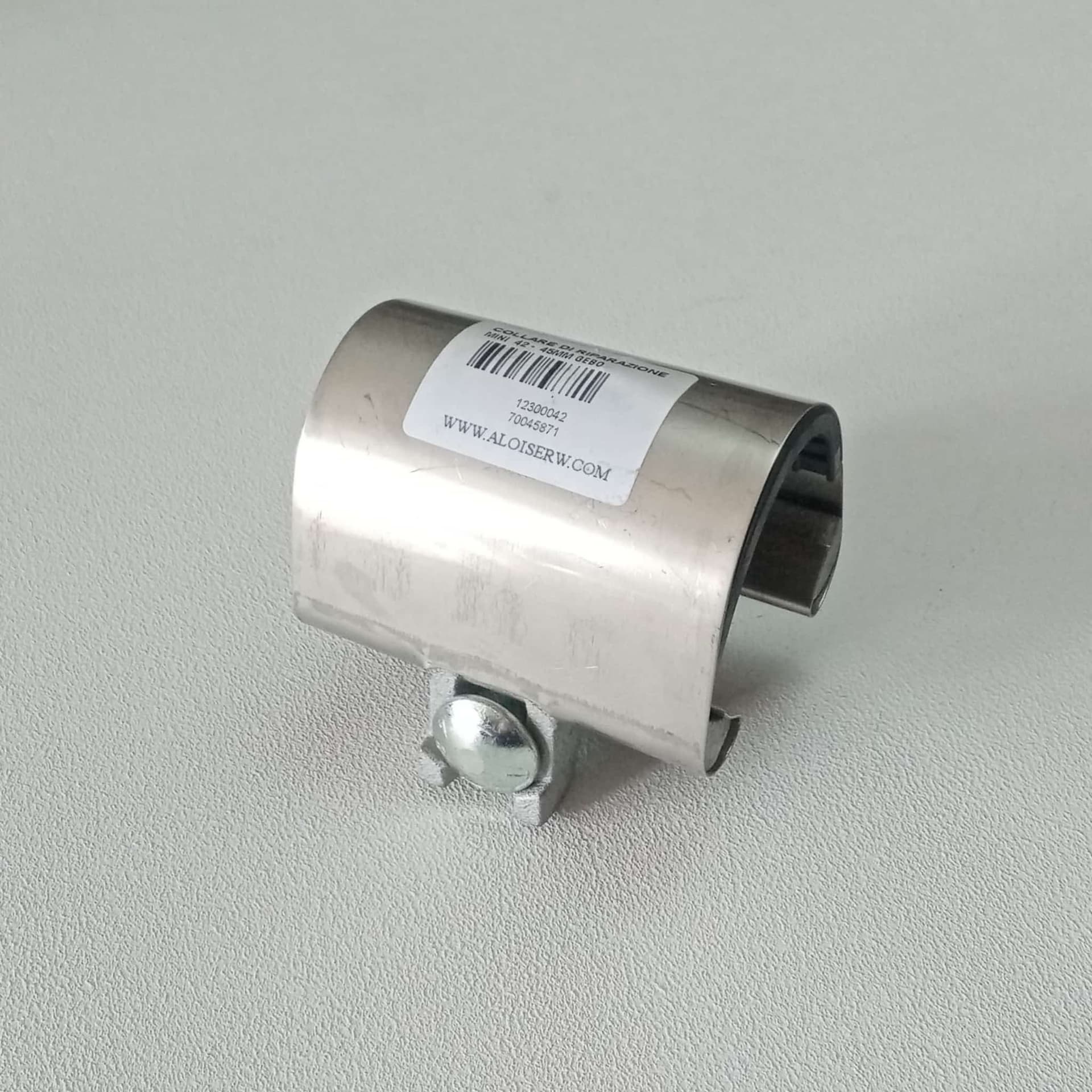 Collare di riparazione 48-51mm inox per tubi con un tirante - 3