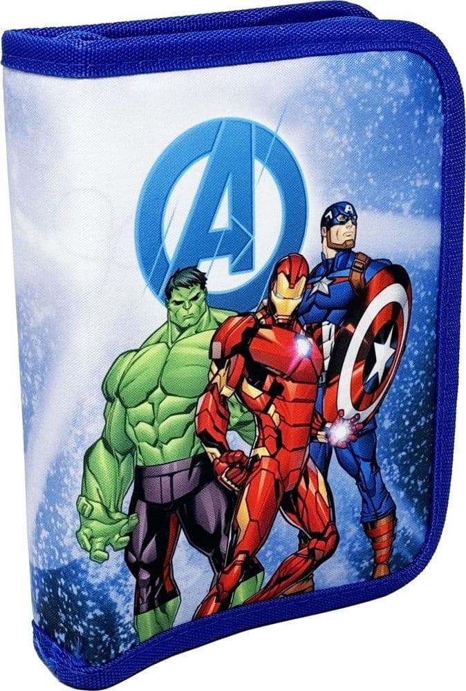 ASTUCCIO A 1 ZIP CERNIERA RIEMPITO GRAFICA AVENGERS CON CANCELLERIA SCUOLA BAMBINI 958167 - 5