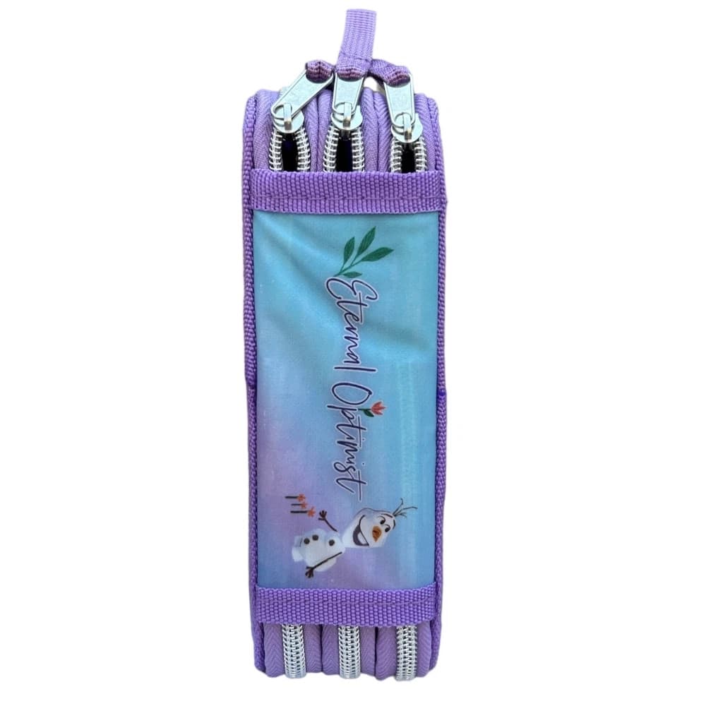ASTUCCIO COMPLETO SCUOLA FROZEN TRIPLO CON 3 ZIP PORTACOLORI PENNARELLI GIOTTO 948885A - 4