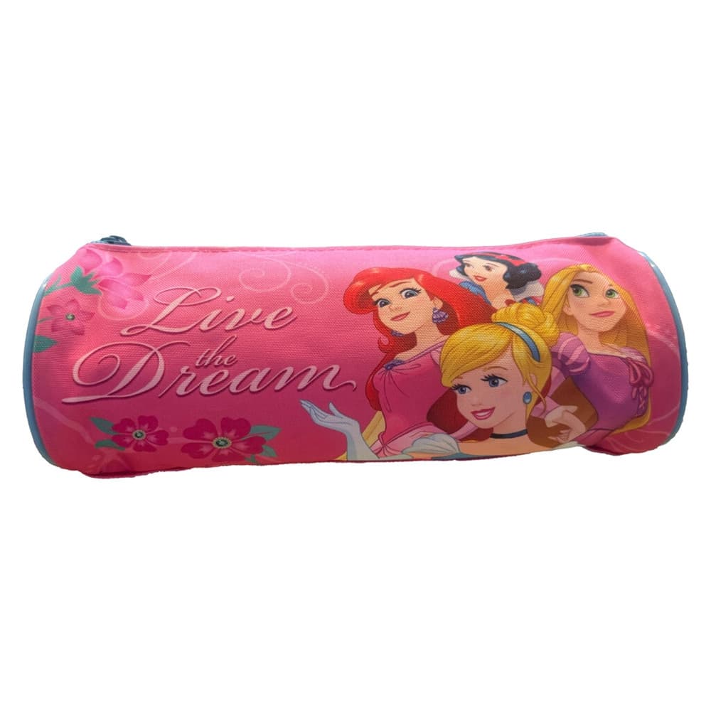 ASTUCCIO TOMBOLINO GRAFICA PRINCIPESSE IN TESSUTO PORTAPENNE CILINDRICO 23X8CM 957184 - 3