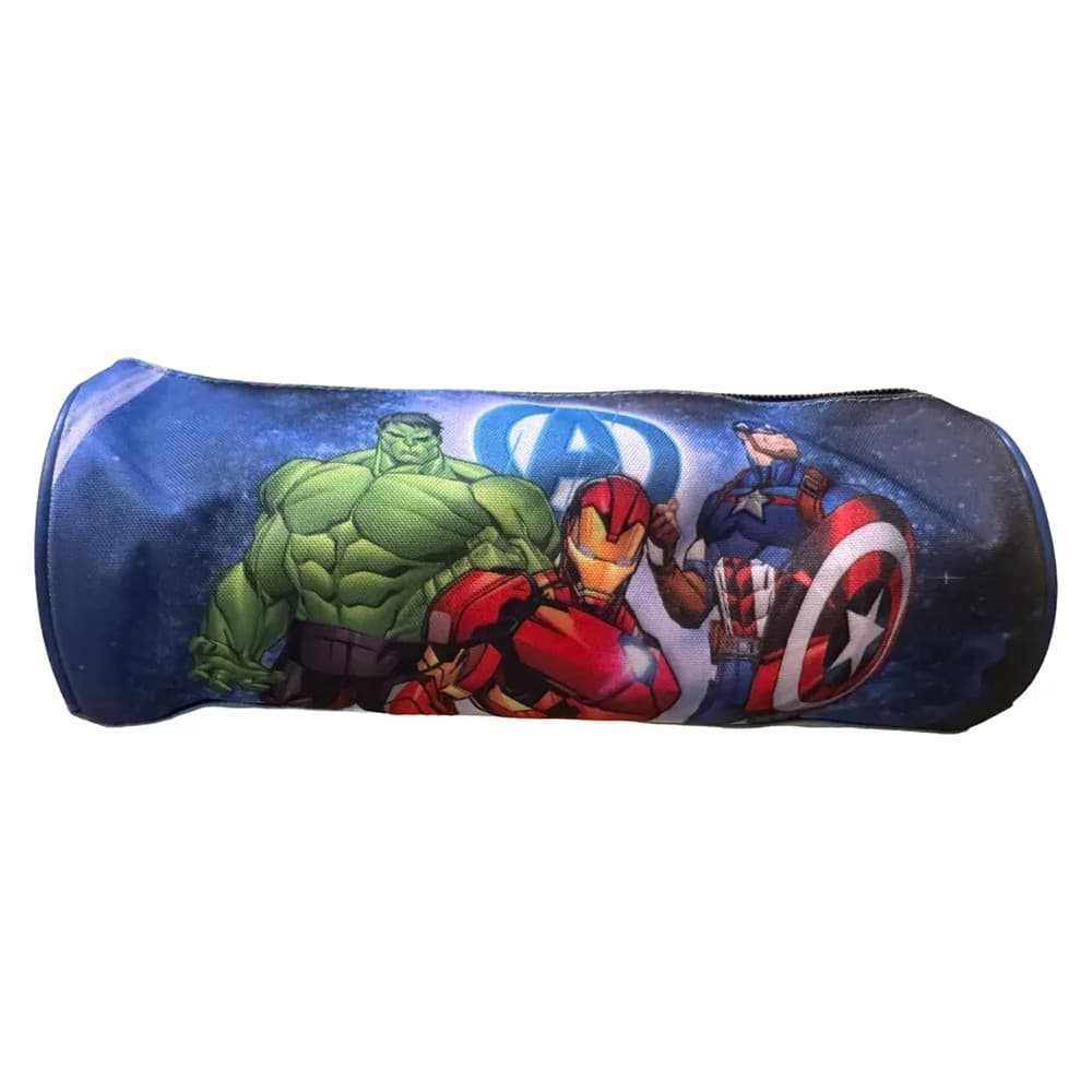 ASTUCCIO TOMBOLINO GRAFICA AVENGERS IN TESSUTO PORTAPENNE CILINDRICO 23X8CM 957238 - 3