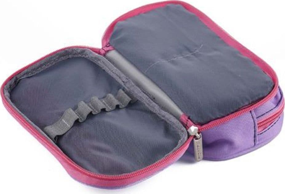 ASTUCCIO SCUOLA PORTAPENNE DESIGN OVALE UNICORNO MAGICO 21X11X5CM VARI SCOMPARTI 622024 - 3