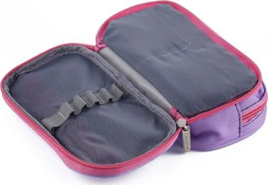ASTUCCIO SCUOLA PORTAPENNE DESIGN OVALE SFUMATURA 21X11X5 CM VARI SCOMPARTI 622044 - 3
