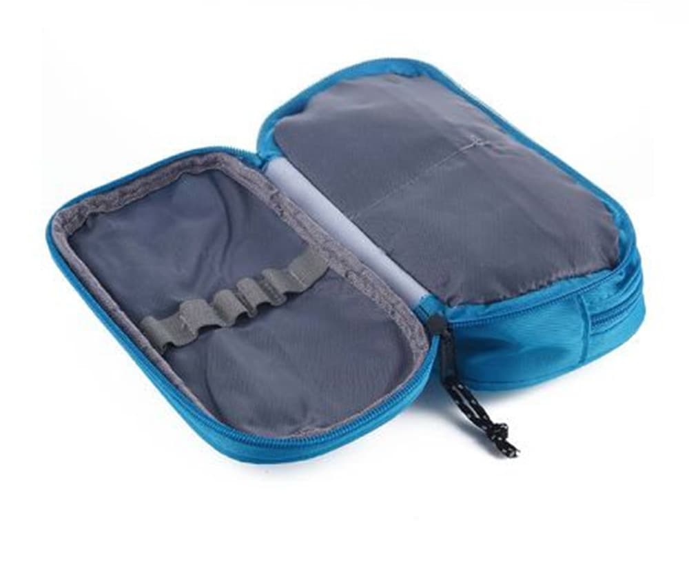 ASTUCCIO SCUOLA PORTAPENNE DESIGN OVALE SCRITTA LOGO 21X11X5CM VARI SCOMPARTI 622054 - 2