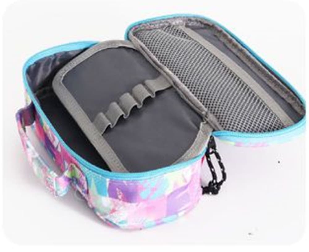 ASTUCCIO BORSA TOTE MULTIFUNZIONE CON ZIP TEMA GRAFFITI DONNA 22X10X6,5CM 614838 - 3