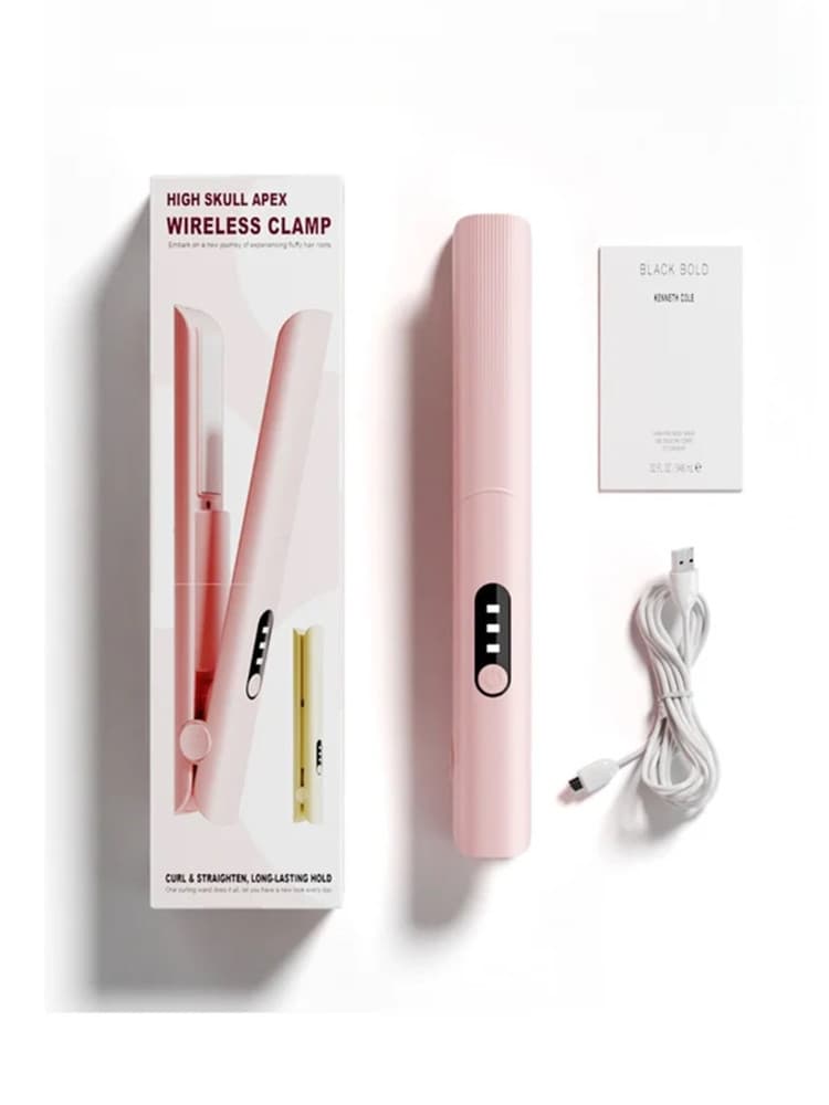 PIASTRA PER ARRICCIARE LISCIARE CAPELLI STYLING 2 IN 1 PORTATILE RICARICABILE SENZA FILI - 2
