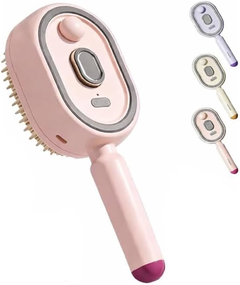 SPAZZOLA VAPORE PIASTRA CAPELLI ANTICRESPO ELETTRICA SENZA FILI RICARICABILE ANTIGROVIGLIO - 2