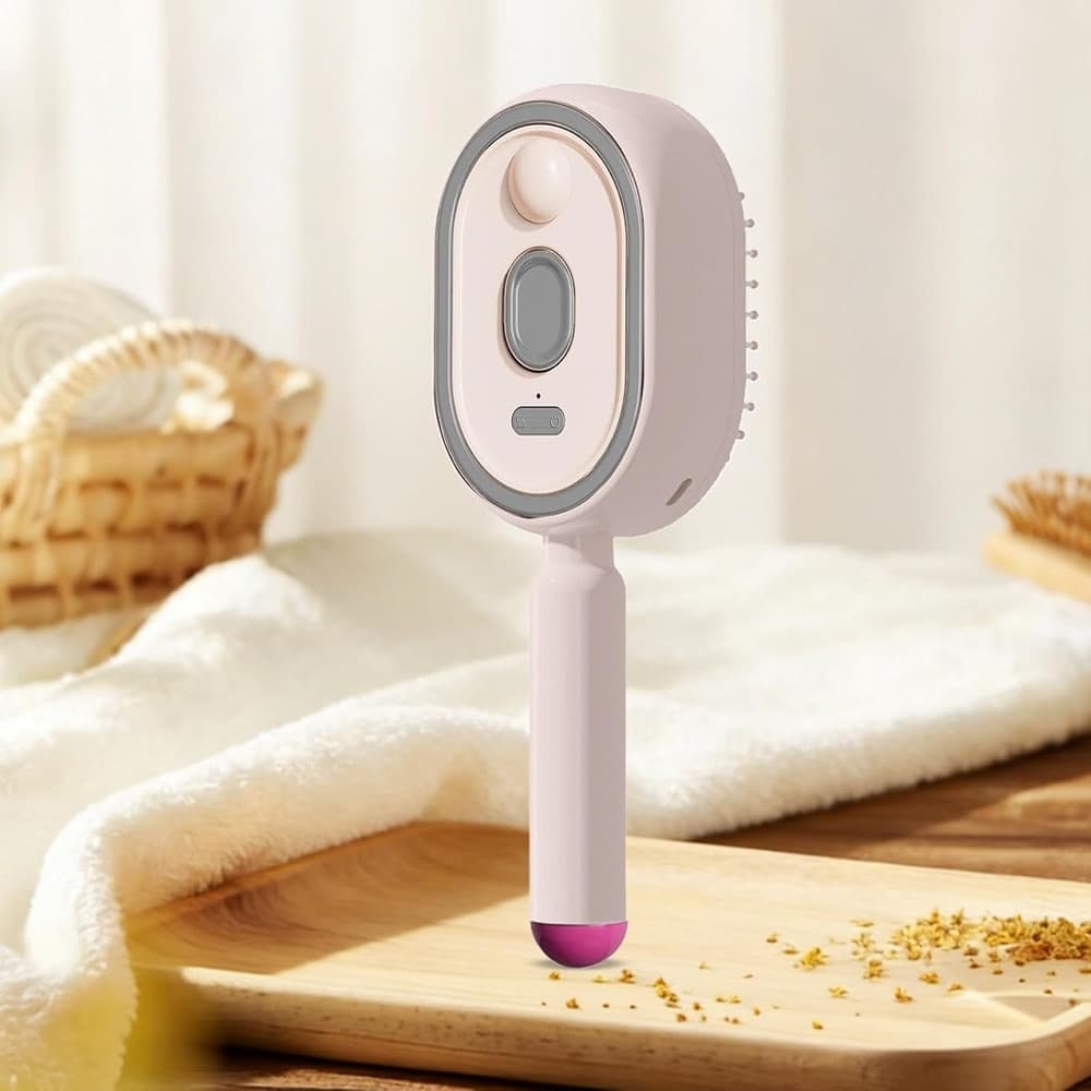 SPAZZOLA VAPORE PIASTRA CAPELLI ANTICRESPO ELETTRICA SENZA FILI RICARICABILE ANTIGROVIGLIO - 5