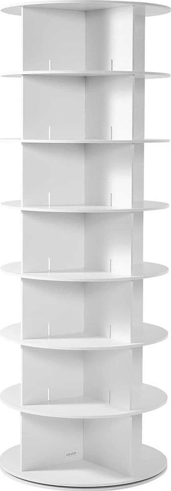 PORTASCARPE SUPPORTO GIREVOLE A 360° PER 28 PAIA SCARPE 7 RIPIANI SALVASPAZIO SCAFFALE - 2