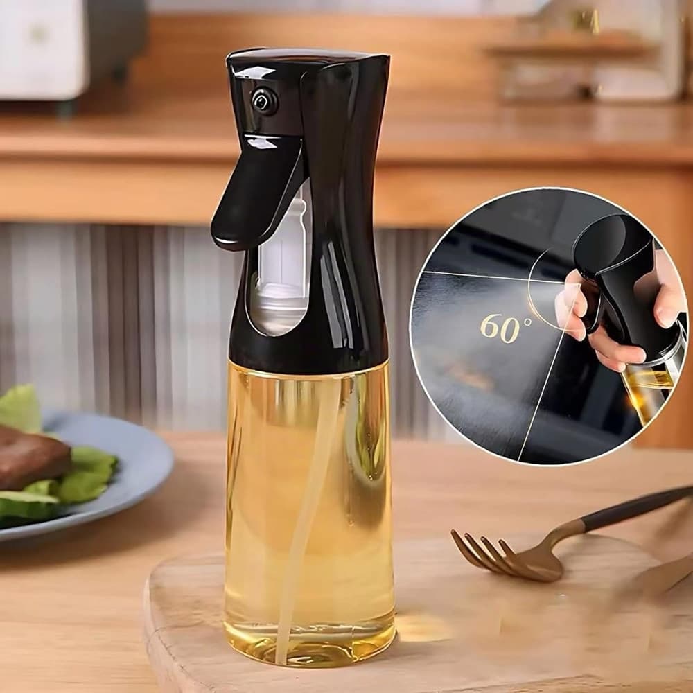 SPRUZZATORE NEBULIZZATORE IN VETRO SPRAY PER OLIO 200ML ACCESSORI CUCINA PER FRIGGITRICE - 7