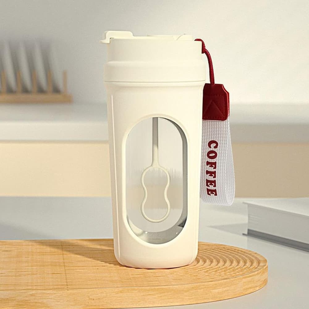 SHAKER ELETTRICO BORRACCIA FRULLATORE BICCHIERE PER MISCELARE AUTOMATICO PORTATILE BEVANDE - 11
