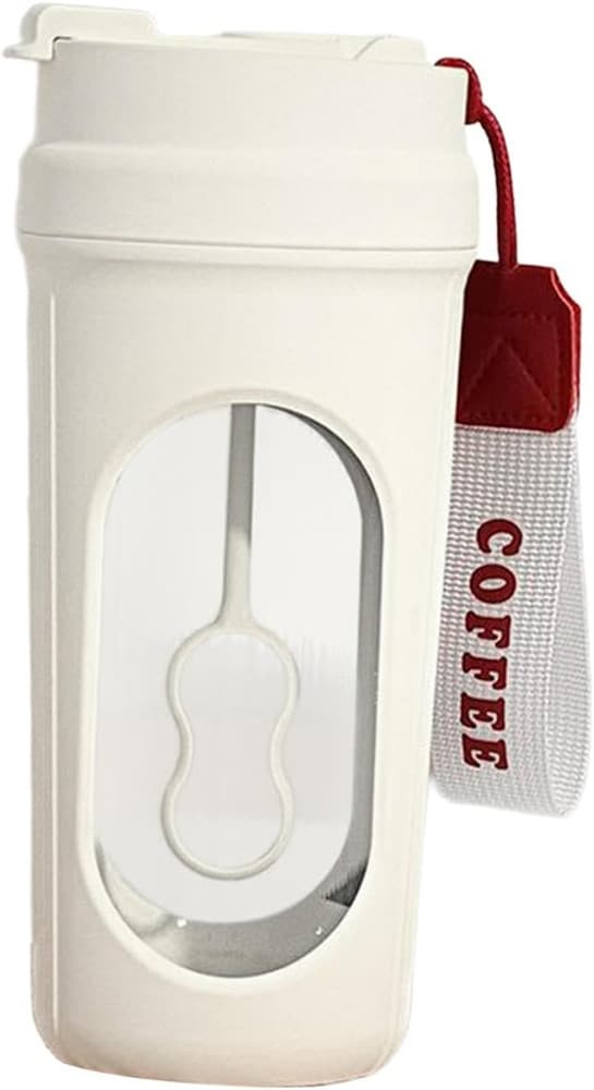 SHAKER ELETTRICO BORRACCIA FRULLATORE BICCHIERE PER MISCELARE AUTOMATICO PORTATILE BEVANDE - 4