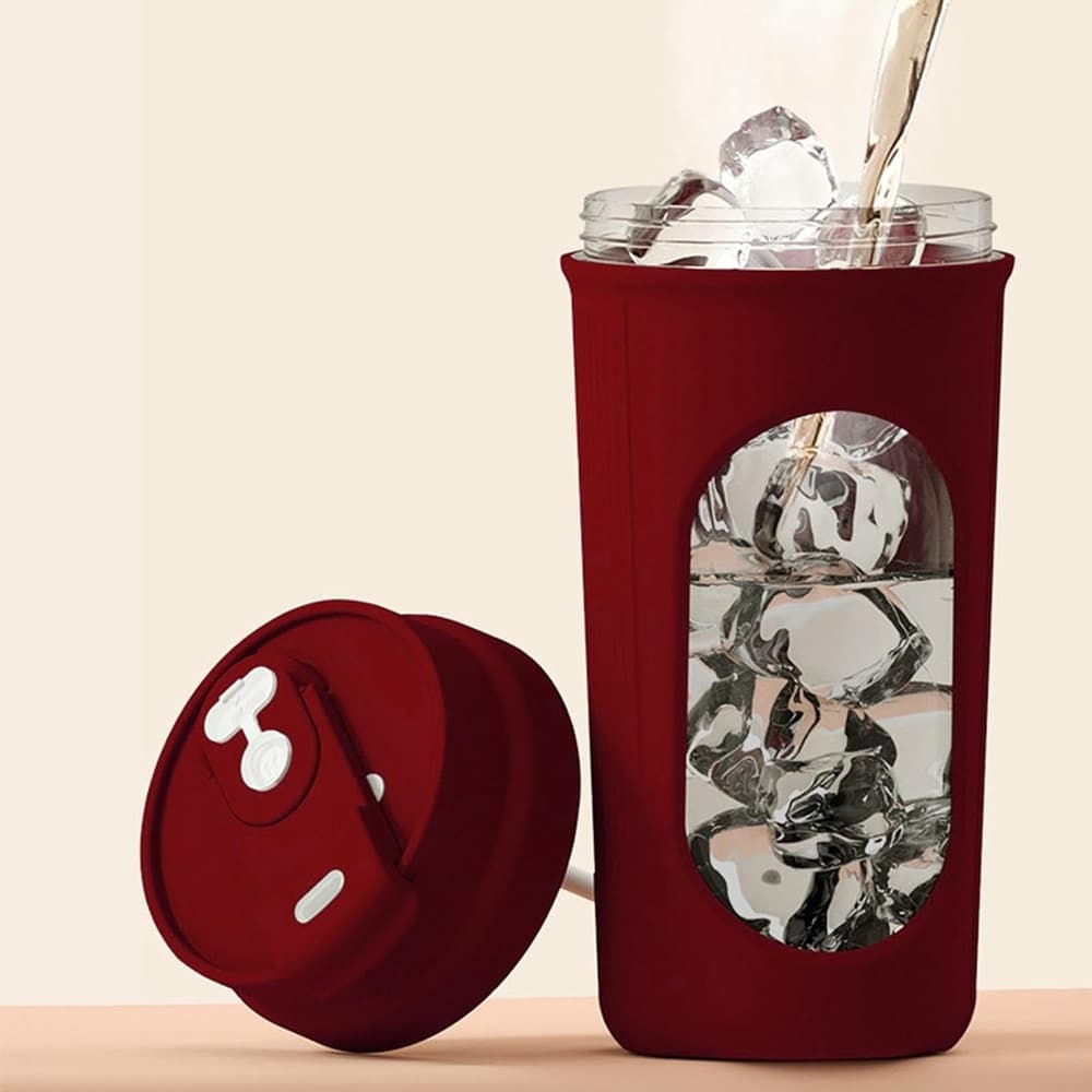 SHAKER ELETTRICO BORRACCIA FRULLATORE BICCHIERE PER MISCELARE AUTOMATICO PORTATILE BEVANDE - 5