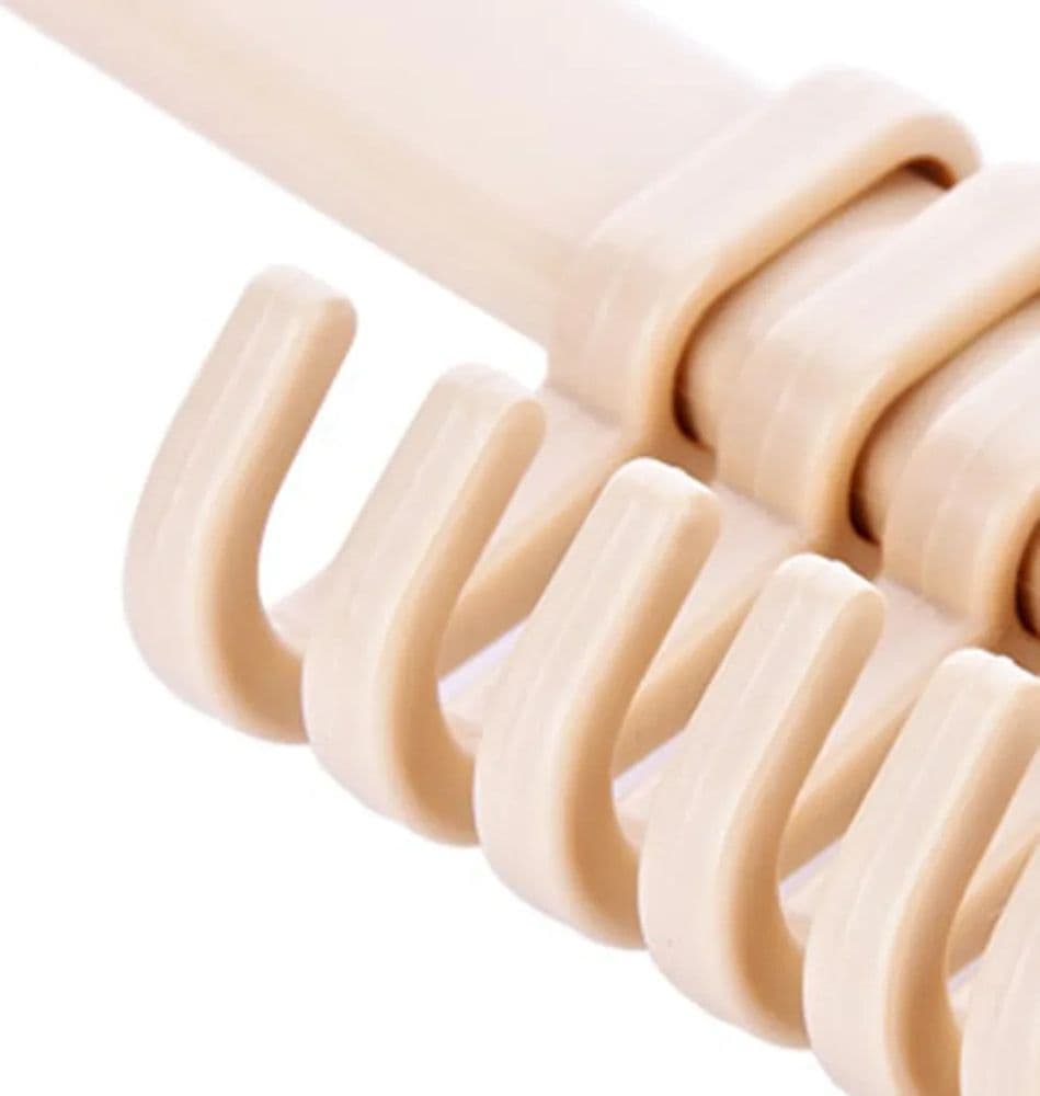 2PZ ORGANIZZATORE CON GANCI VENTOSE PARETE CUCINA BAGNO APPENDIABITI ASCIUGAMANI UTENSILI - 3