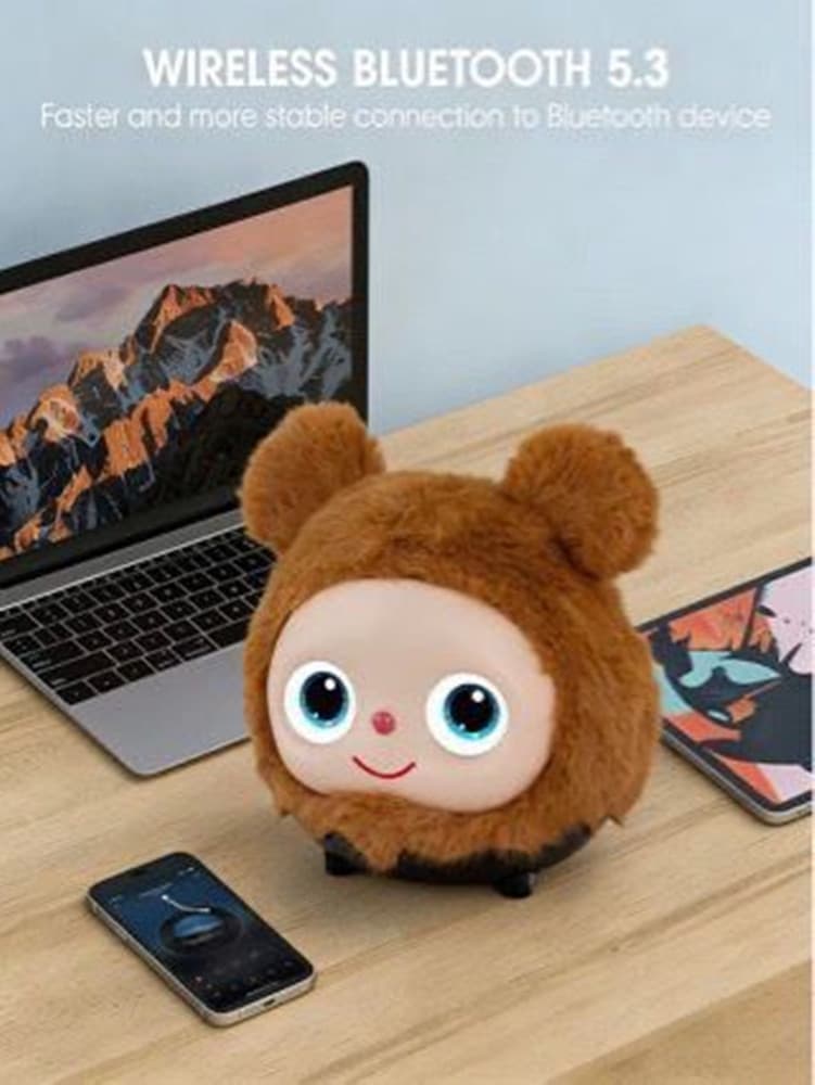 ALTOPARLANTE CASSA BLUETOOTH IN PELUCHE DESIGN ADORABILE SUONO POTENTE PORTATILE CH-M910 - 4