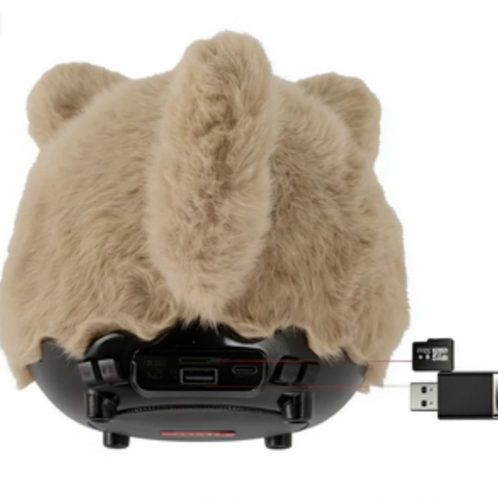 ALTOPARLANTE CASSA BLUETOOTH IN PELUCHE DESIGN ADORABILE SUONO POTENTE PORTATILE CH-M910 - 6