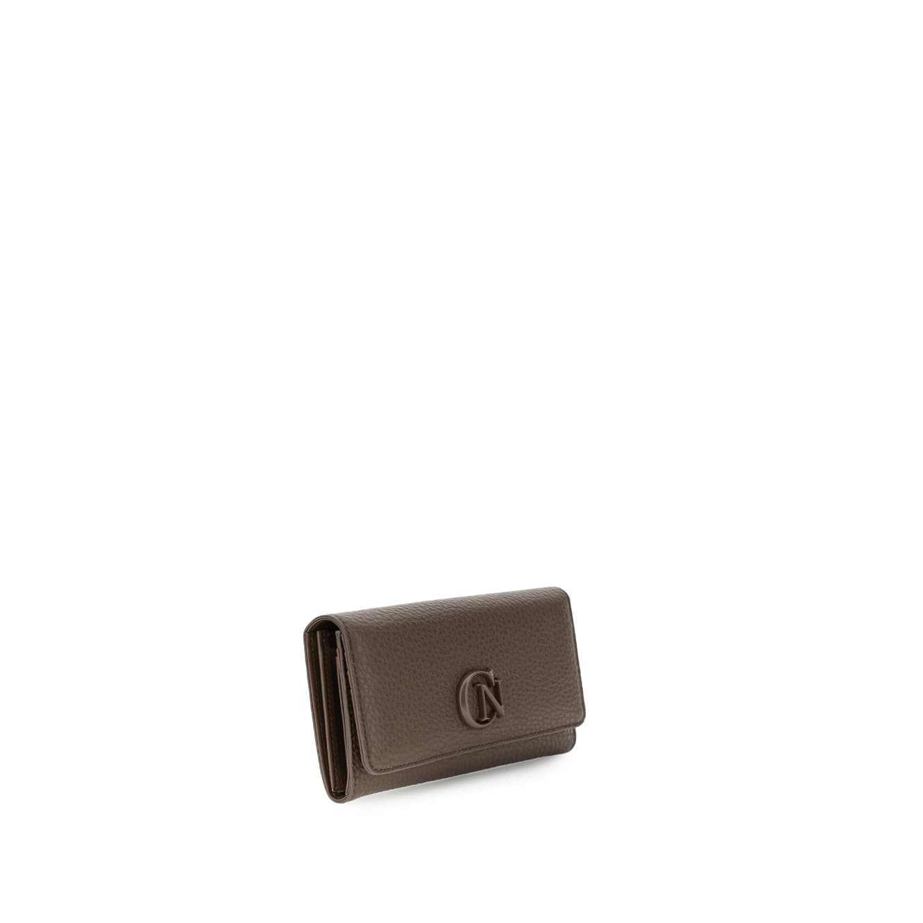 PORTAFOGLIO  GRANDE CON PATTINA ,  IN MATERIALE SINTETICO EFFETTO PELLE CON G - 3