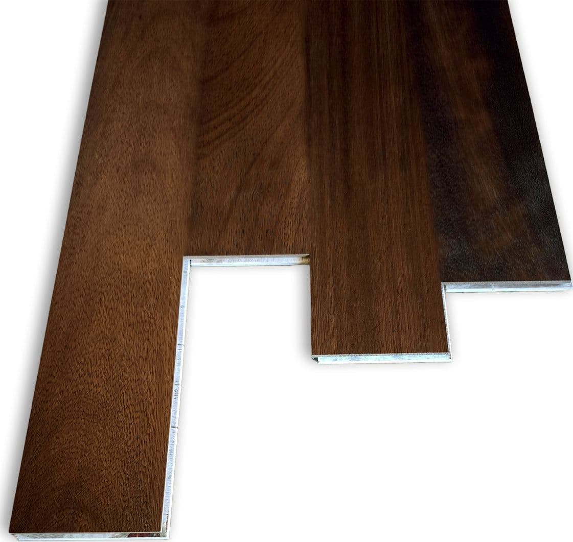 €29,90mq * STOCK GARBELOTTO * Lotto da 58mq di listone prefinito in legno IROKO spazzolato SELECT 10x85x400/1200 - 4