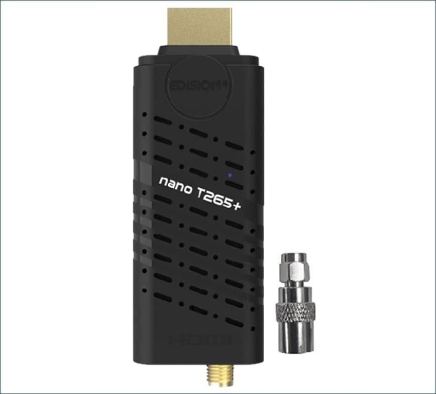 Decoder Digitale Terrestre EDISION NANO T265+ Stick DVB-T2 FULL HD H.265 HEVC 10 bit - 2