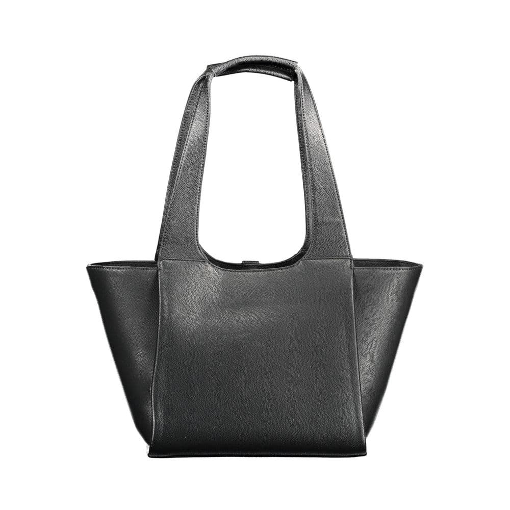 Tommy Hilfiger Black Polyurethane Women Handbag - 2