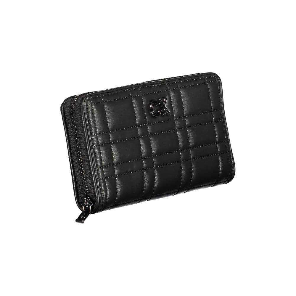 Calvin Klein Nero Polyurethane Women Wallet - 3
