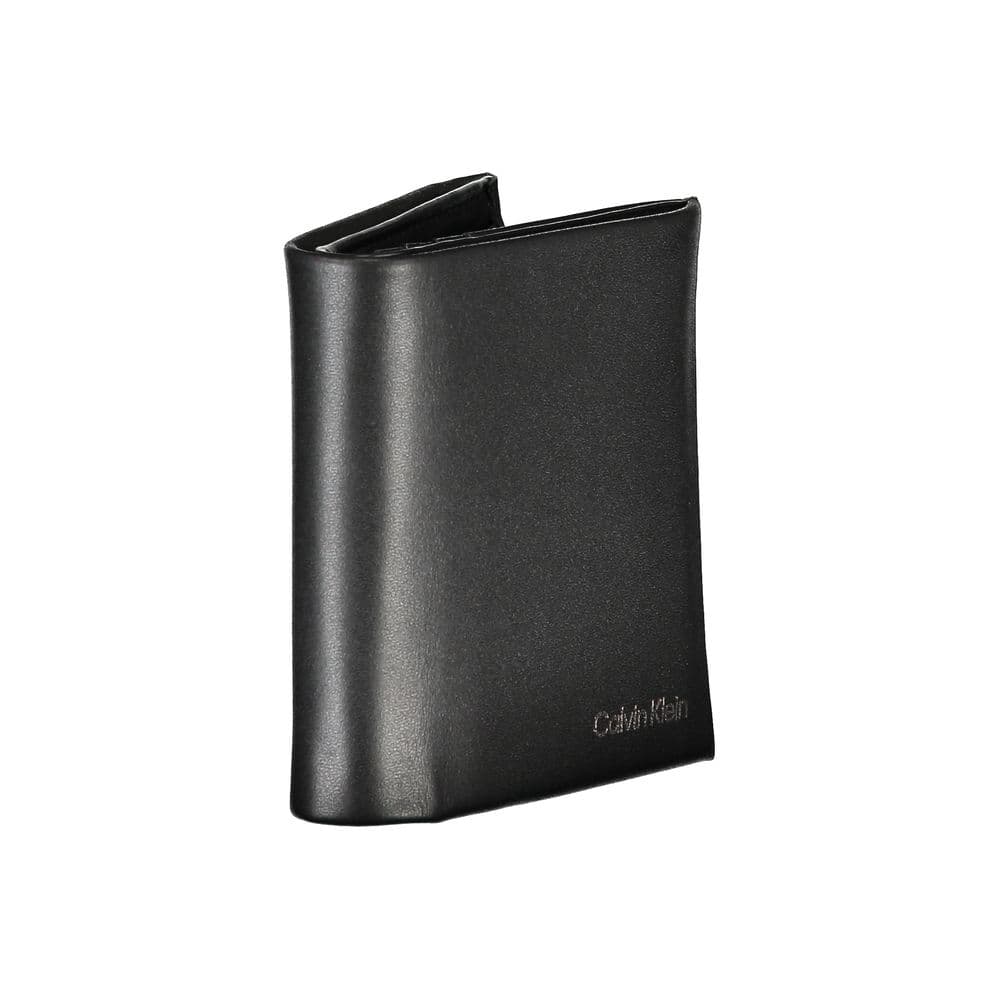 Calvin Klein Nero Polyurethane Men Wallet - 3