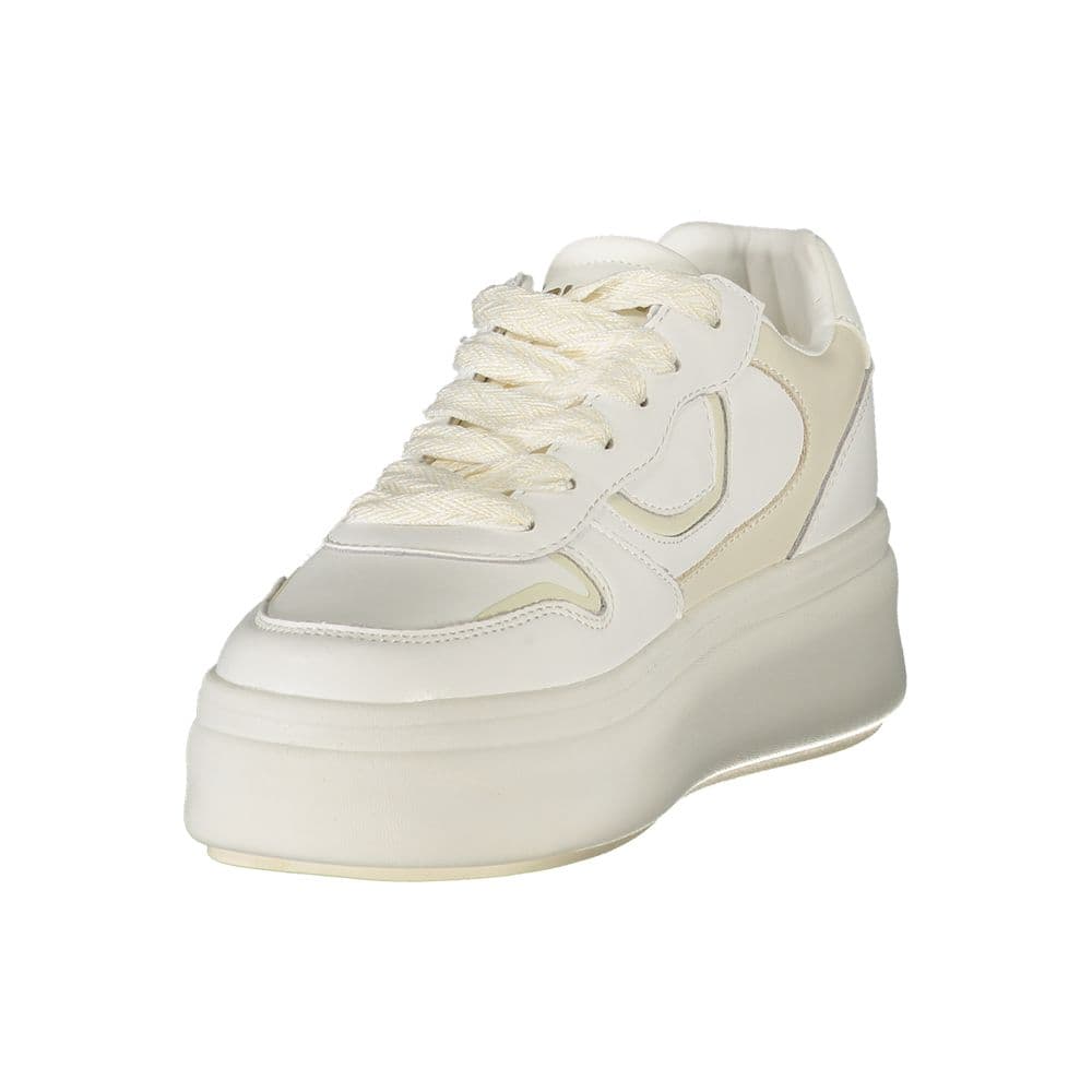 Blauer Bianco Poliuretano Donna Sneaker - 3