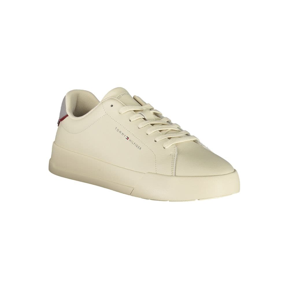 Tommy Hilfiger Beige Polyurethane Men Sneaker - 2