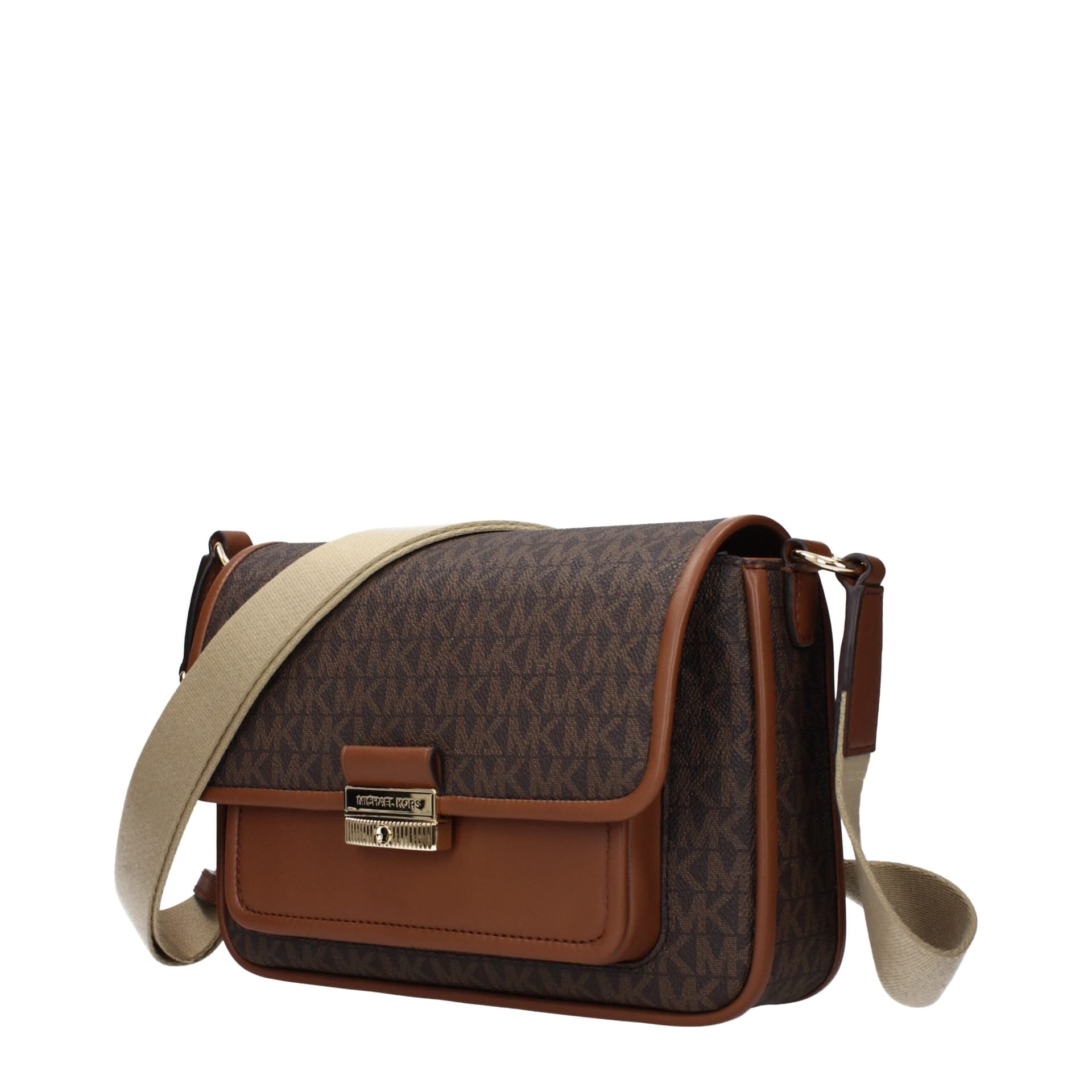 Michael Kors Brown Fabric Crossbody Bag - 2