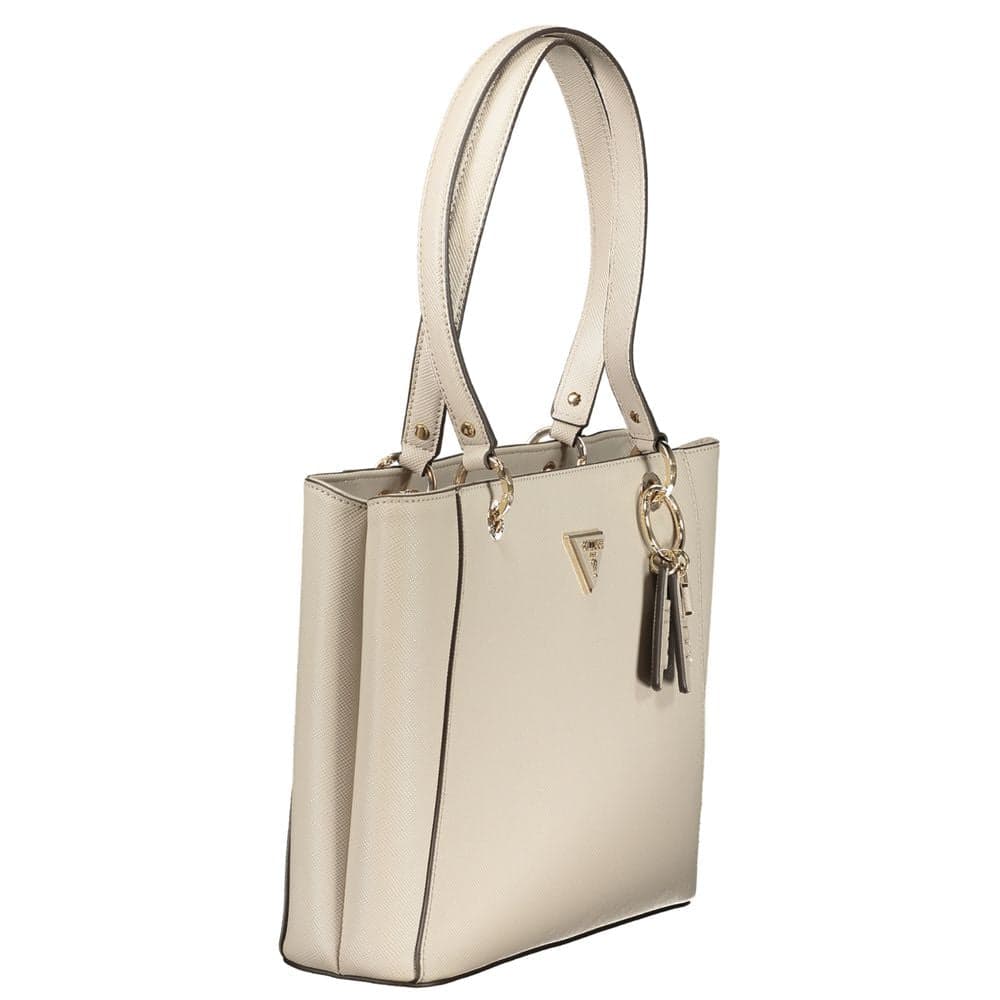 Guess Jeans Beige Poliuretano Women Handbag - 3