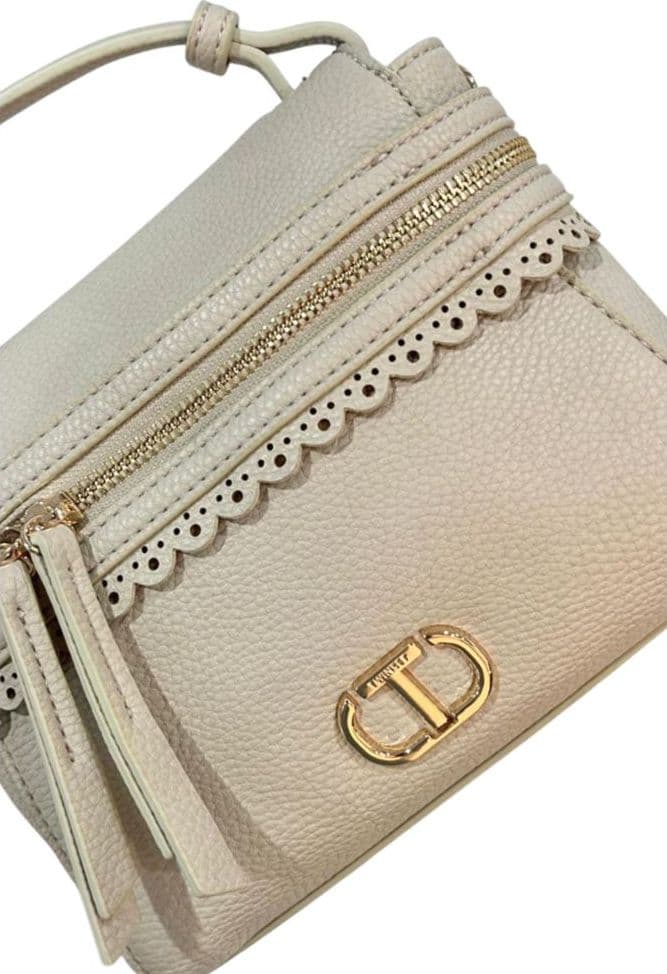 Twinset Beige PU Women Handbag - 5