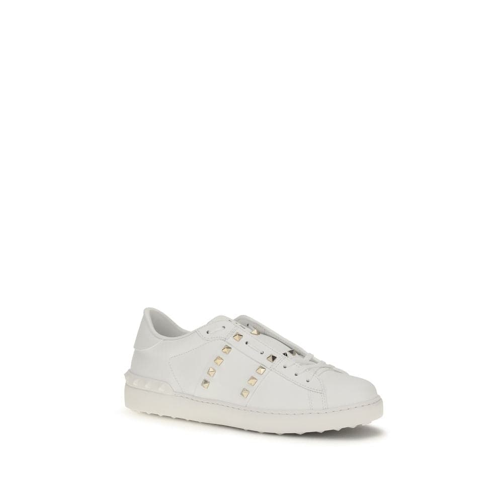 Valentino Garavani White Calf Leather Bos Taurus Sneakers - 2