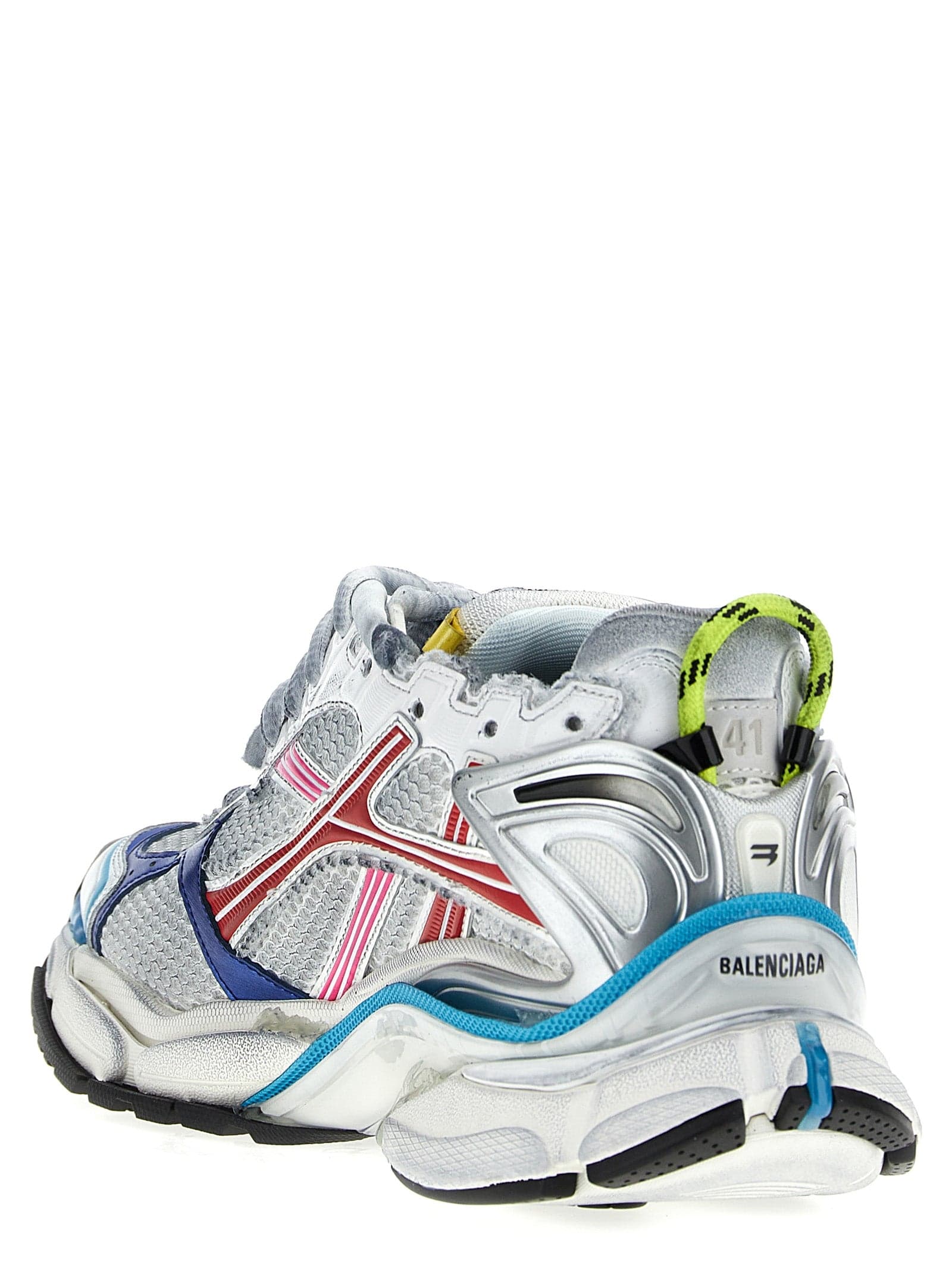Balenciaga Multicolor Polyester Athletic Sneakers - 3