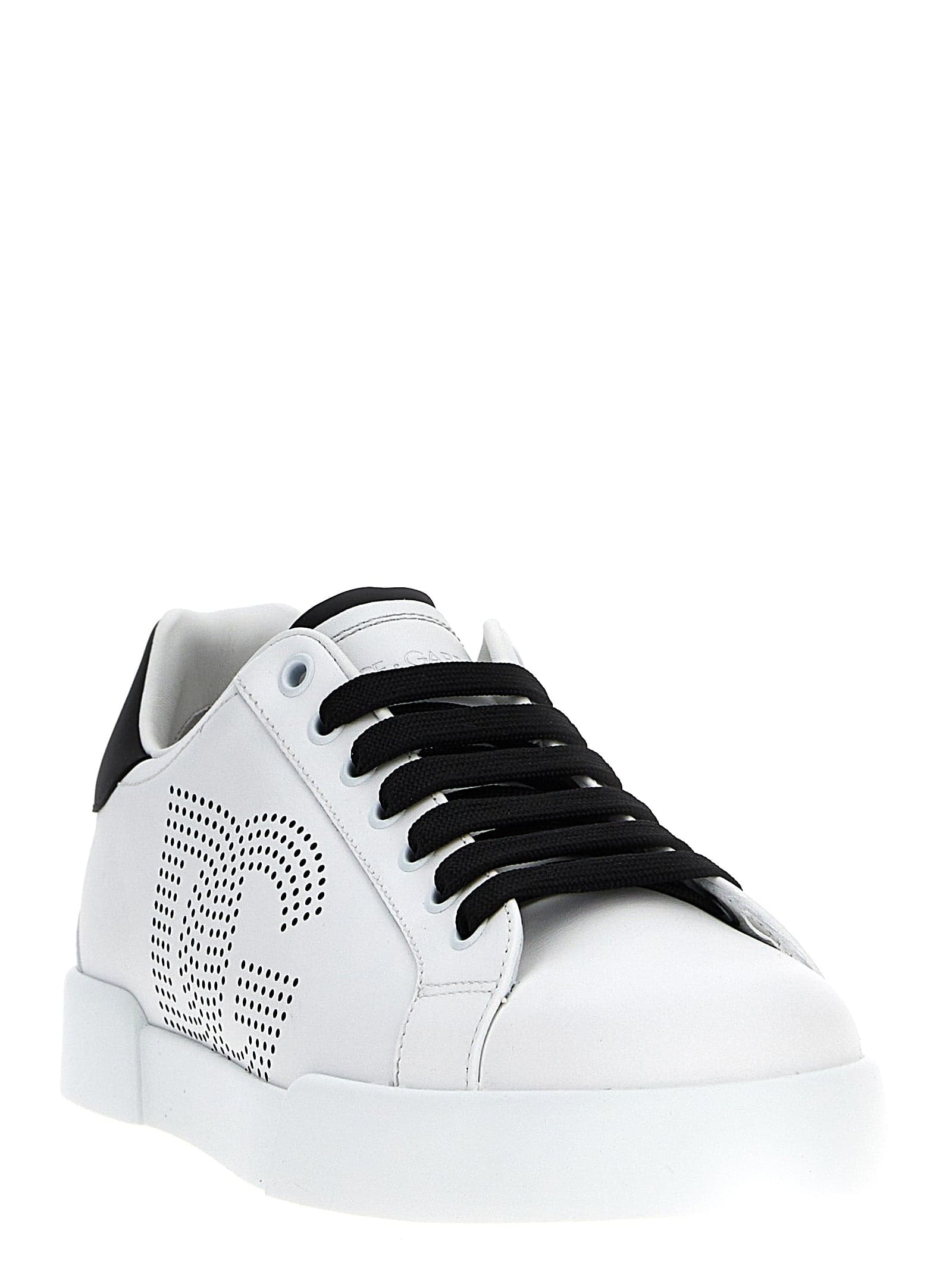 Dolce & Gabbana Bicolor Calfskin Low Top Sneakers - 2